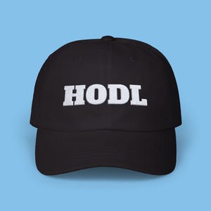 HODL Dad Cap: Embroidered Crypto Enthusiast Hat