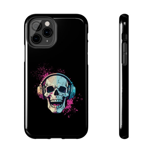 iPhone Tough Case Skull Protective Bold Skull for iPhone also possible to order for Samsung goth edgy scary skull design