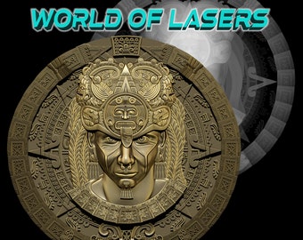 Modelo 3D Stl y Escala de Grises para fresadoras Láser y CNC - Maya head