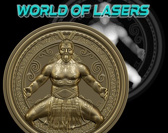 Modelo 3D Stl y Escala de Grises para fresadoras Láser y CNC - Maya