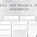 EDITABLE Student Planner Templates Study Journal Workbook Worksheets ...