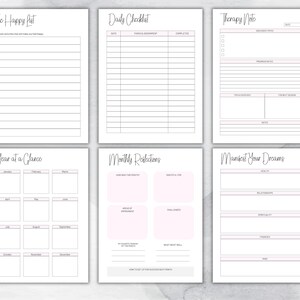 EDITABLE Self Confidence Planner Templates Canva Self Love Planner Self ...