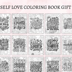 Self Love Journal Workbook Planner Self Love Worksheets Mental Health Self Confidence Wellness Printable Binder Inserts image 8