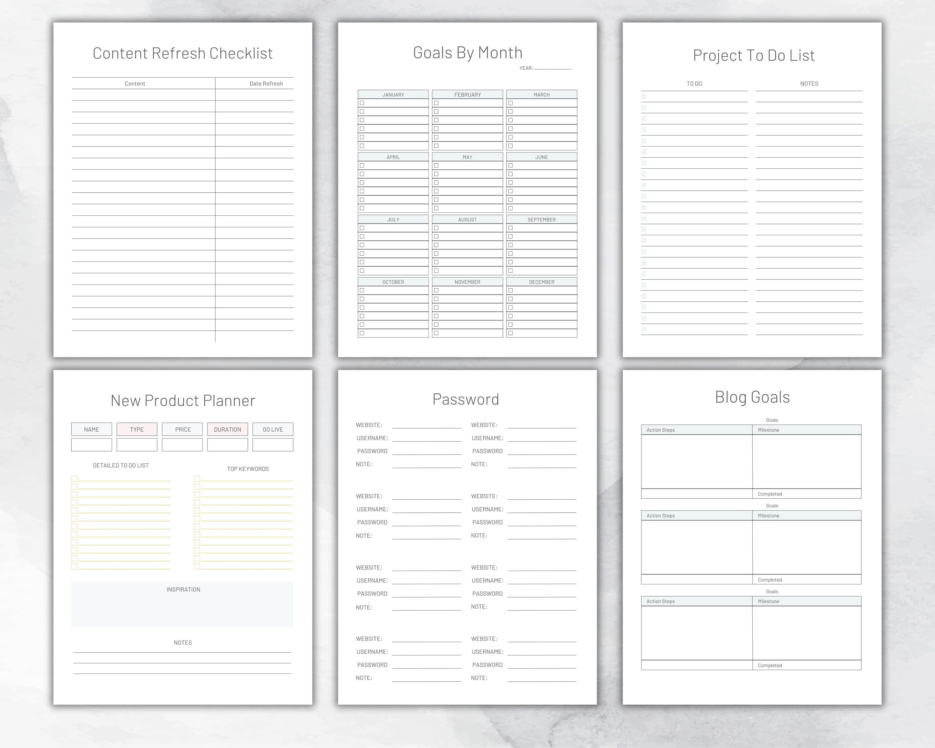 Blog Strategy Template