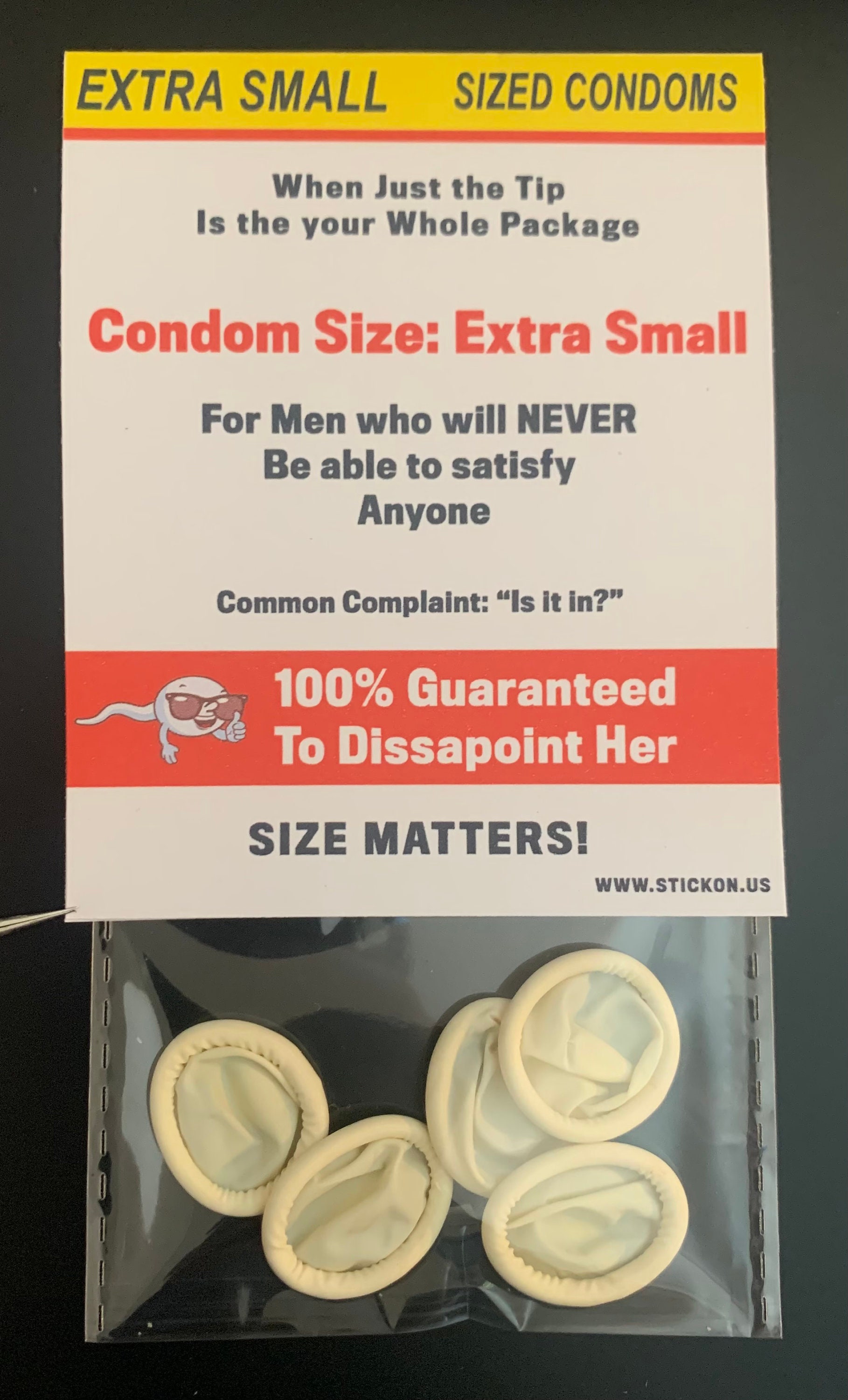 Extra Small Condoms Micro Small Mini Condoms Teeny Tiny Weenie Gag Gift