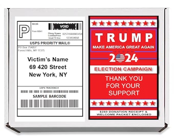 Fake Product Prank Mail | Donald Trump Election Campaign | Prank Practical Joke Revenge 100% Anonymous Gag gift Sent Directly To Your Victim