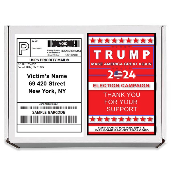 Fake Product Prank Mail | Donald Trump Election Campaign | Prank Practical Joke Revenge 100% Anonymous Gag gift Sent Directly To Your Victim