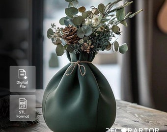 Evergreen Vase – Modern Home Decor – 3D Printable Model | Digital STL File | Instant Download for Home Printing