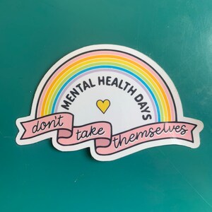 Herinneringssticker voor geestelijke gezondheid