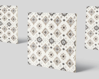 Beige Braun Boho 056 Design Fliesenaufkleber - DIY für Küche & Bad Fliesen - Einfach zu schälen und zu kleben