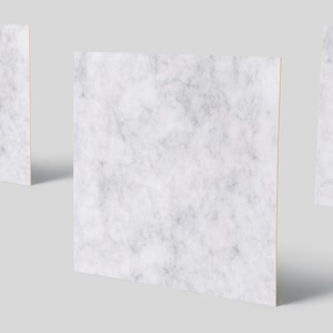 Może przedstawiać: Białe tło z subtelnym szarym usłojeniem, przypominającym marmur. Tło jest płaską powierzchnią.