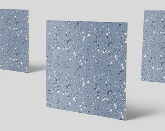 Blue Terrazzo Vinyl Tile Stickers 004 - DIY Your Kitchen & Bathroom Tiles - Easy To Peel And Stick
