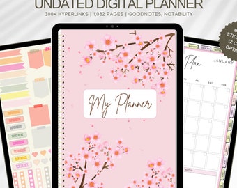 Good Notes Planner, Undated Digital Planner, Student Academic planner, Ipad Planner, Notability Planner, Digital Daily Planner, Goodnotes