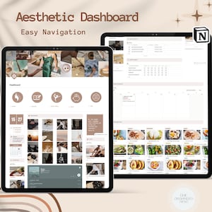 Notion Template, Ultimate Notion Planner,  Notion Planner, Notion Life Planner, Aesthetic Notion Planner, That Girl Notion, Notion Dashboard