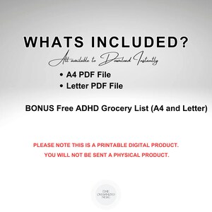 ADHD Diet Grocery List: Focus & Brain Health Foods (PDF Download A4 ...