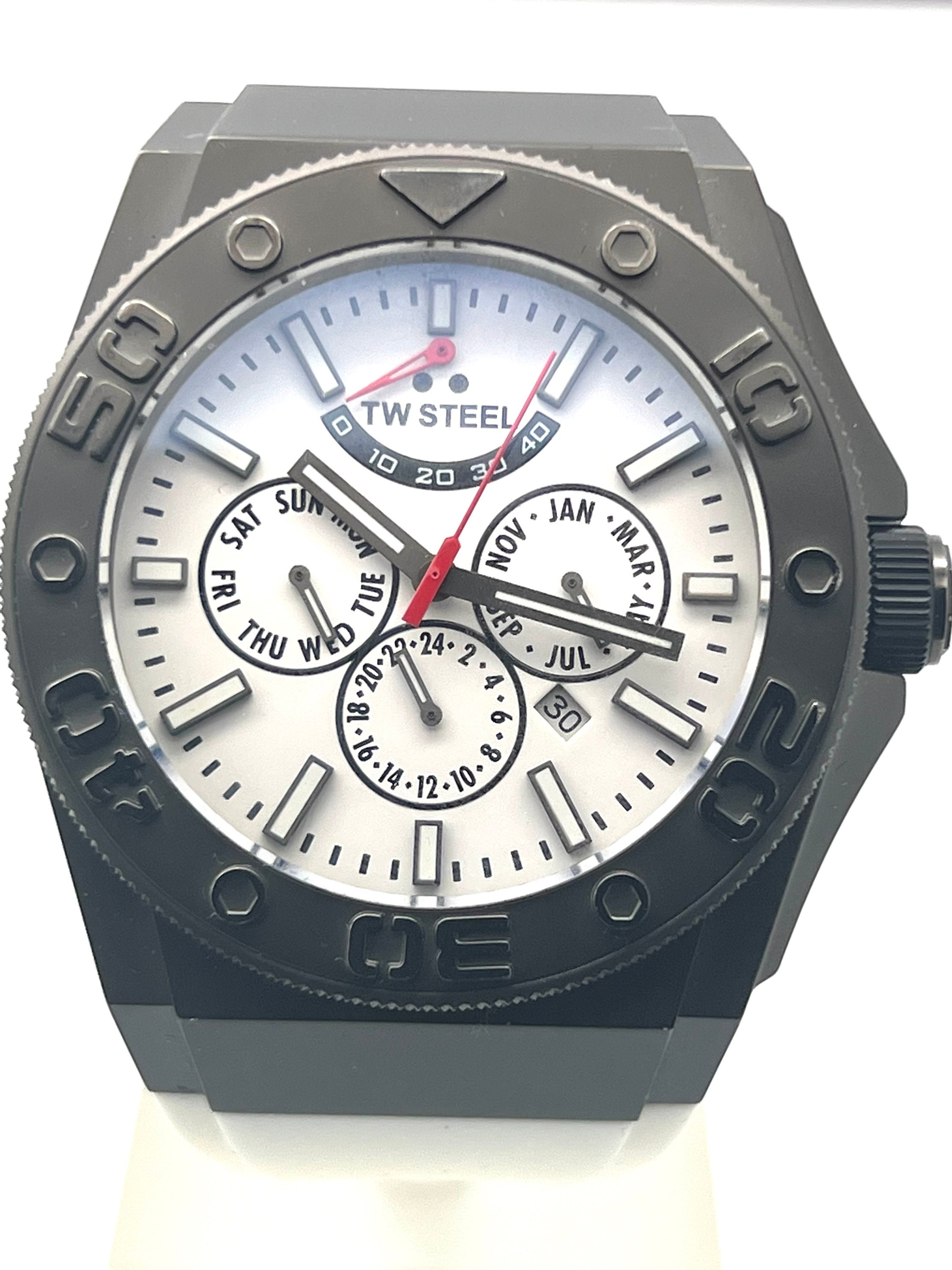 TW Steel Ceo Diver Automatic White Men s Watch Power Reserve day