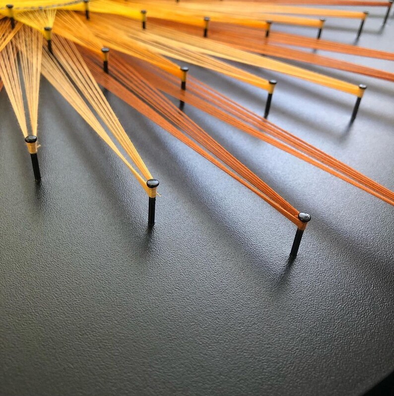 String Art Wall Hanging String Art Mandala Cotton Etsy