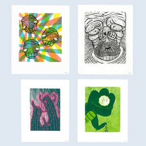 block prints from my youth