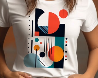 Abstract Art T-Shirt | Modern Graphic Tee with Bold Artistic Design | Unique Gift for Art Lovers & Creative Expression Fans
