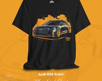 Audi RS6 Performance T-Shirt: Super Wagon Tee for Car Enthusiasts