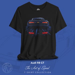 Camiseta Audi R8 GT: Camiseta del superdeportivo V10 para entusiastas de los coches