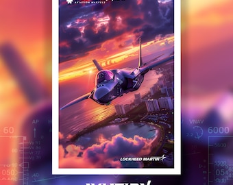 F-35 Lightning II Poster | US Military Aviation Art