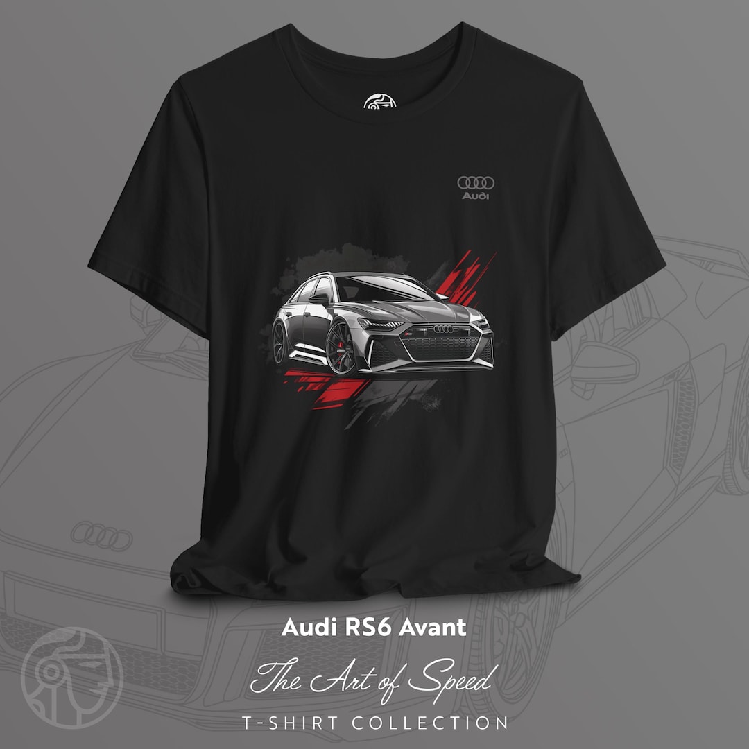 Audi RS6 Avant T-shirt: Motorsport Inspired Design Israel