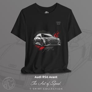 Audi RS6 Avant T-Shirt: Motorsport Inspired Design