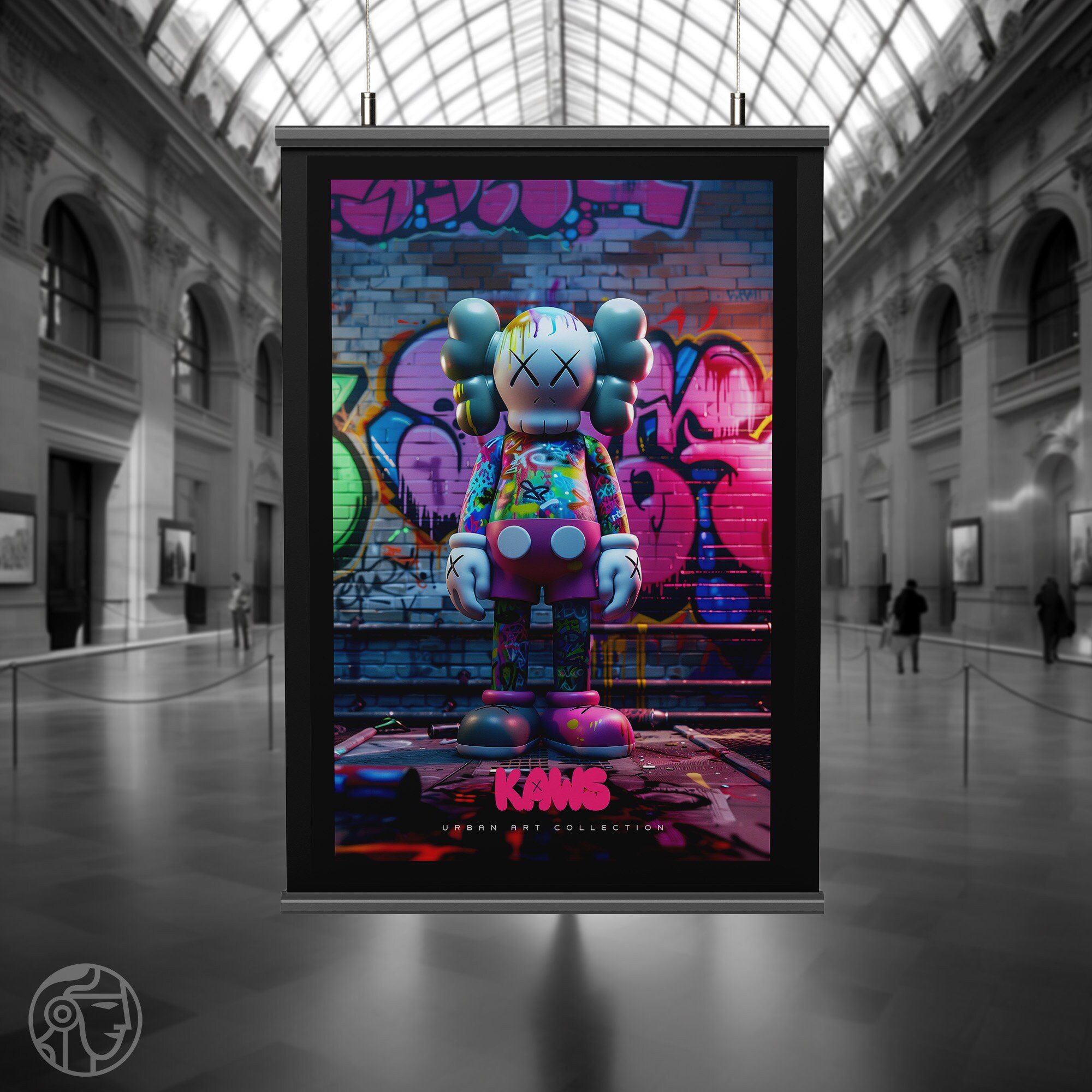 KAWS Companion Graffiti Art Poster, Urban Pop Art Print - Etsy