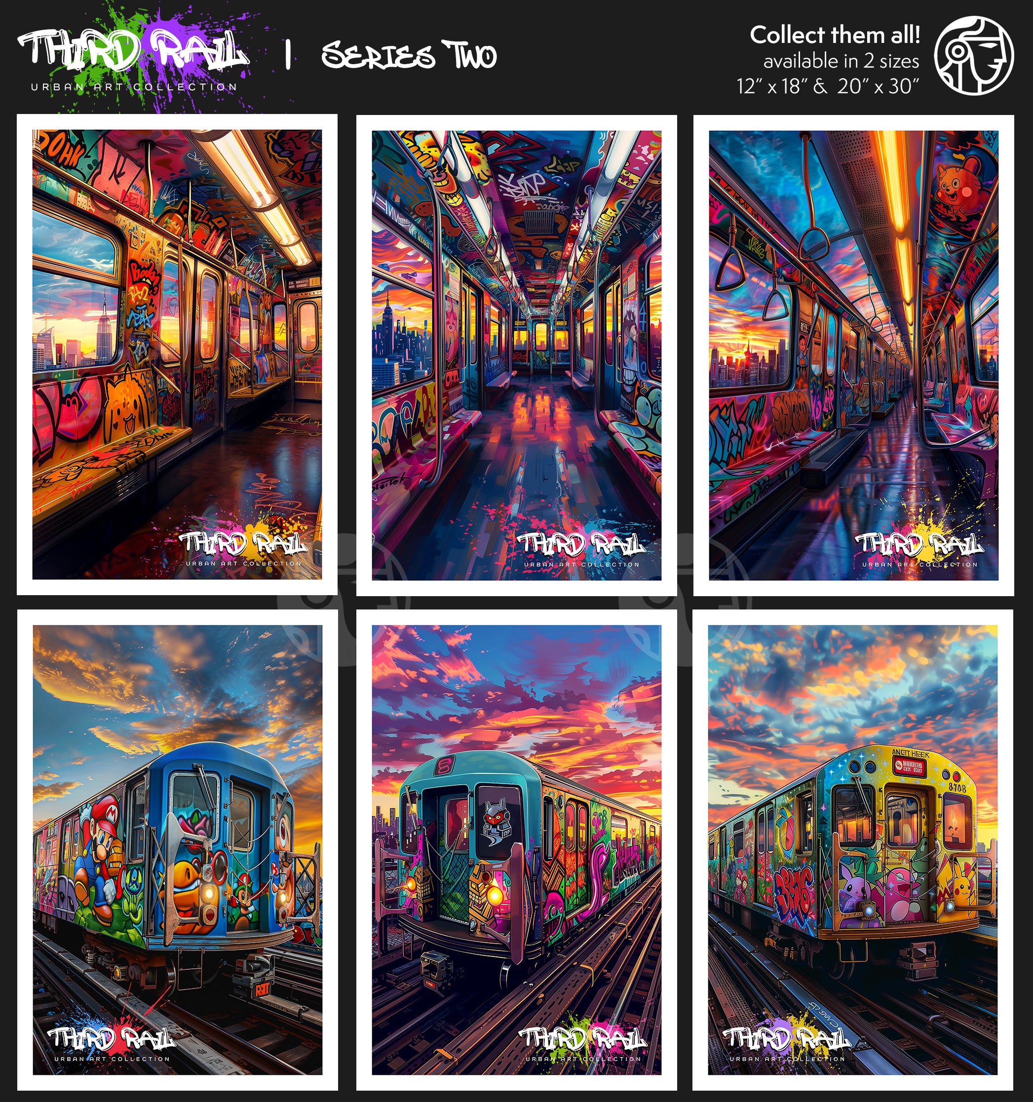京本大我 PROT.30 ART-PUT NYC Subway Train Graffiti Art Poster - Street Art, Graffiti