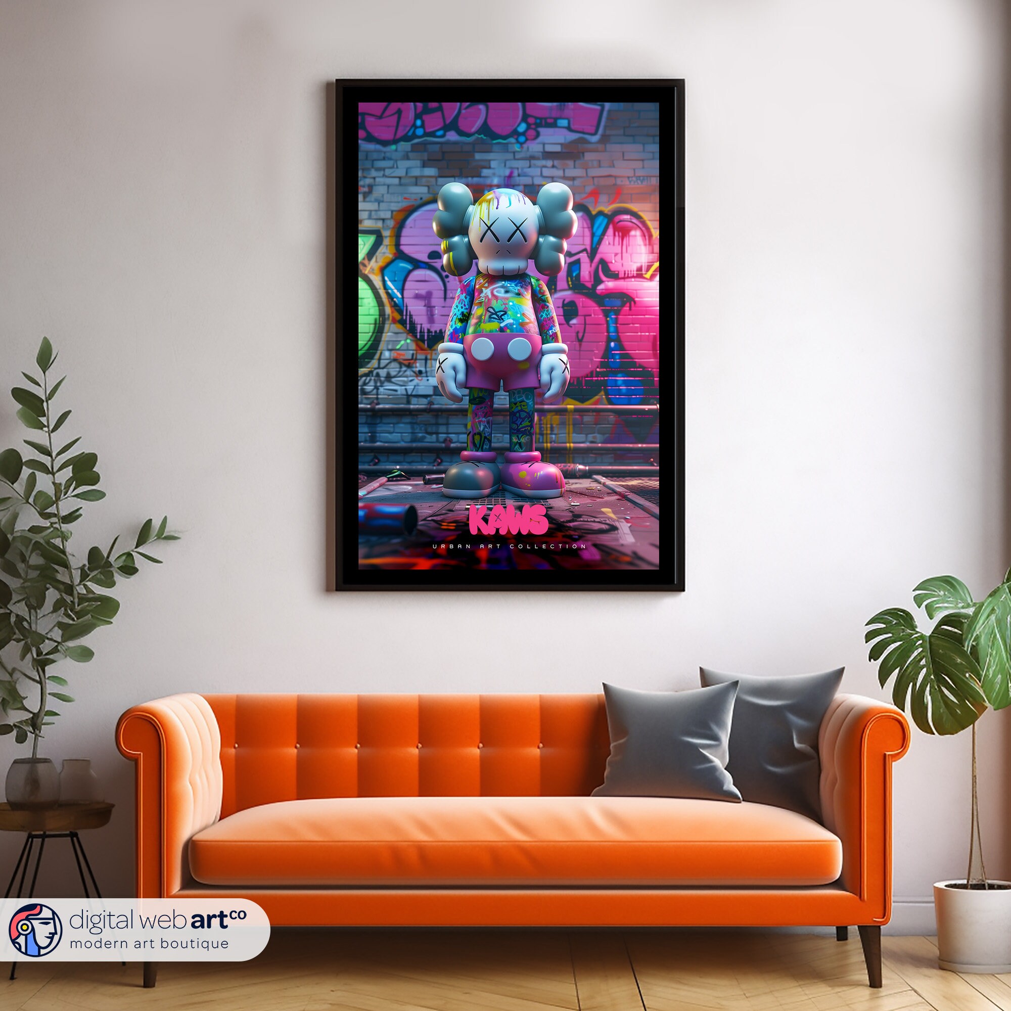 KAWS Companion Graffiti Art Poster, Urban Pop Art Print - Etsy Canada