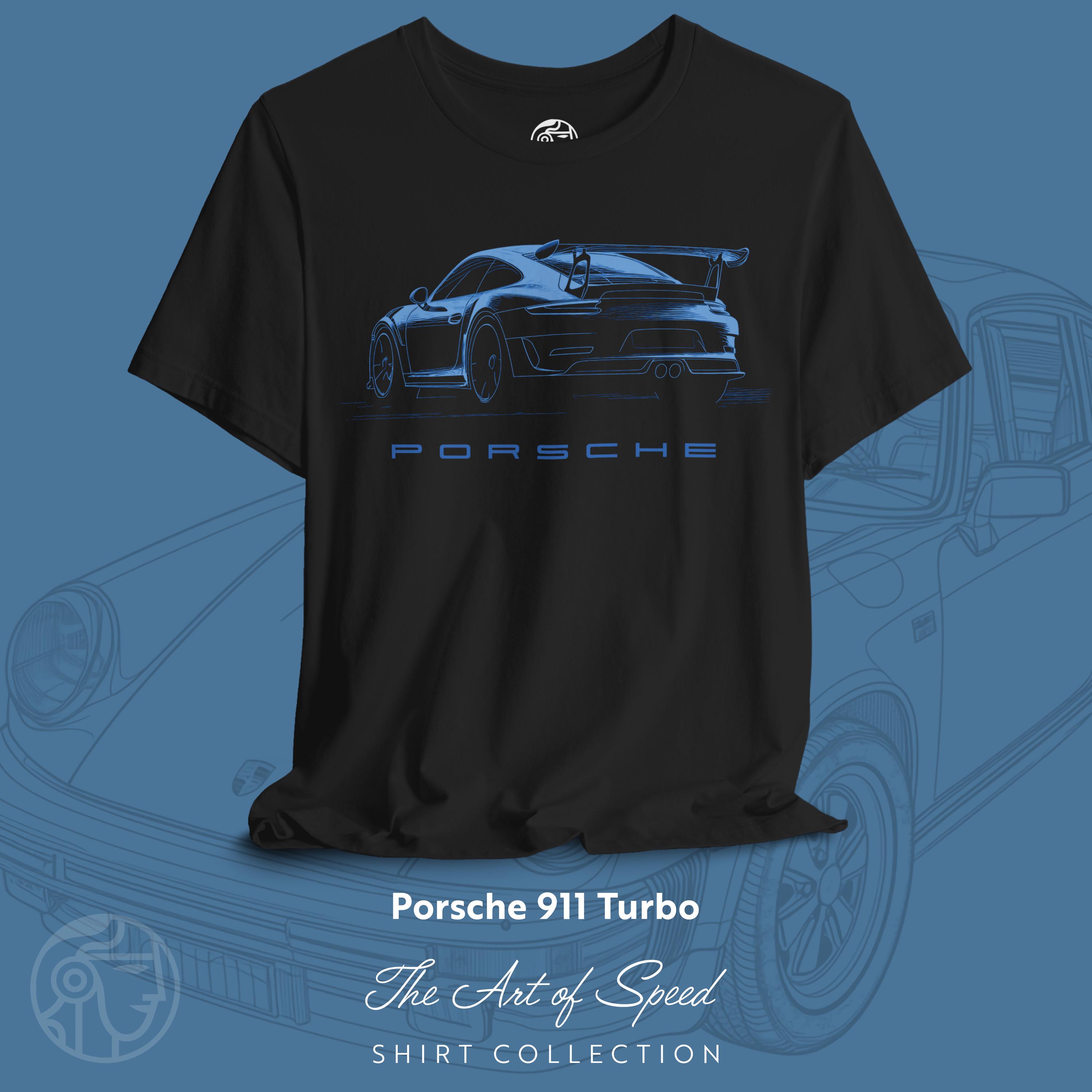 930 964 911 Sportwagen Turbo Weihnachten Schwarz T-Shirt – Klassisch Geschnitten