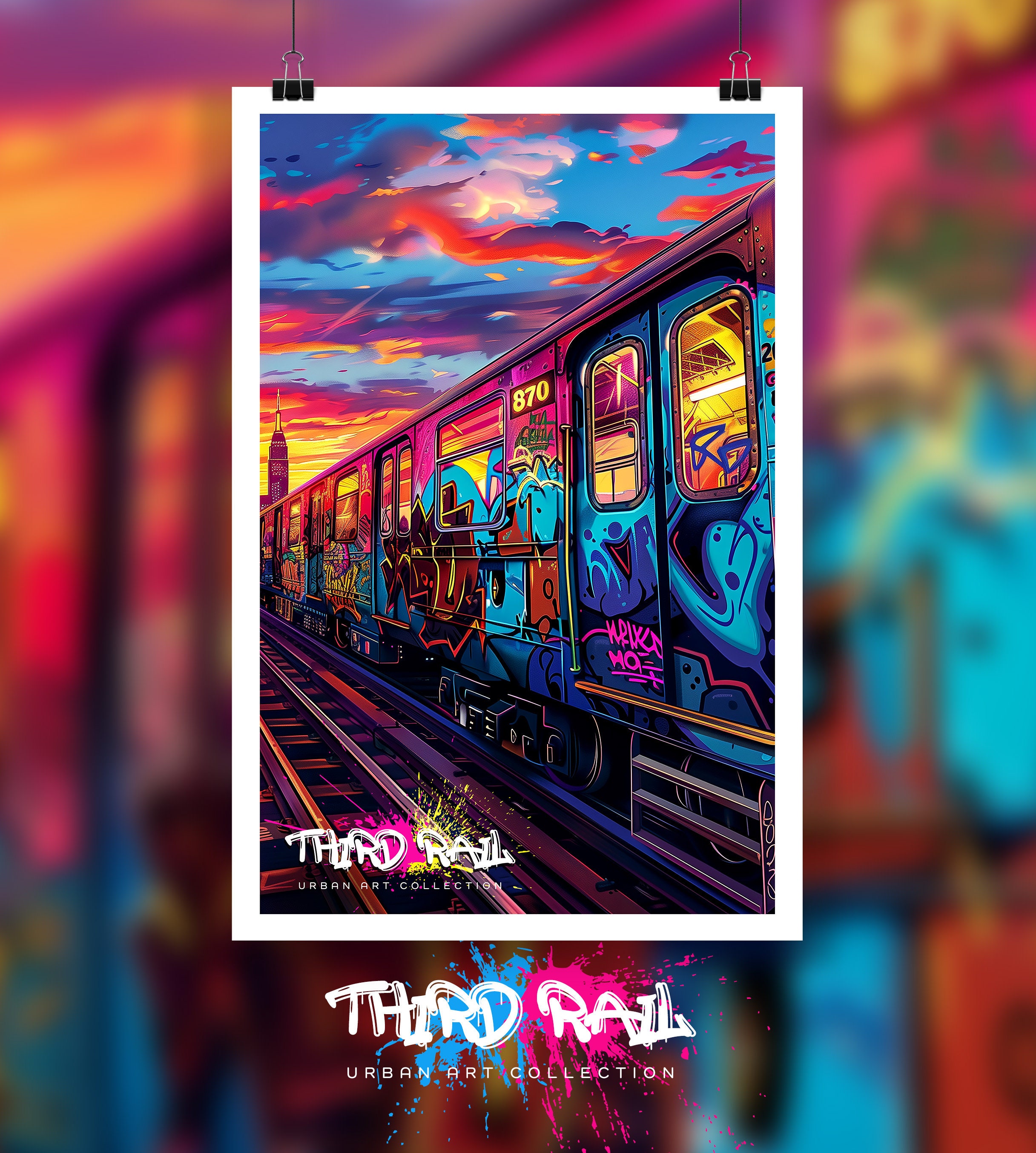 アート・デザイン・音楽 SUBWAY ART Subway Art