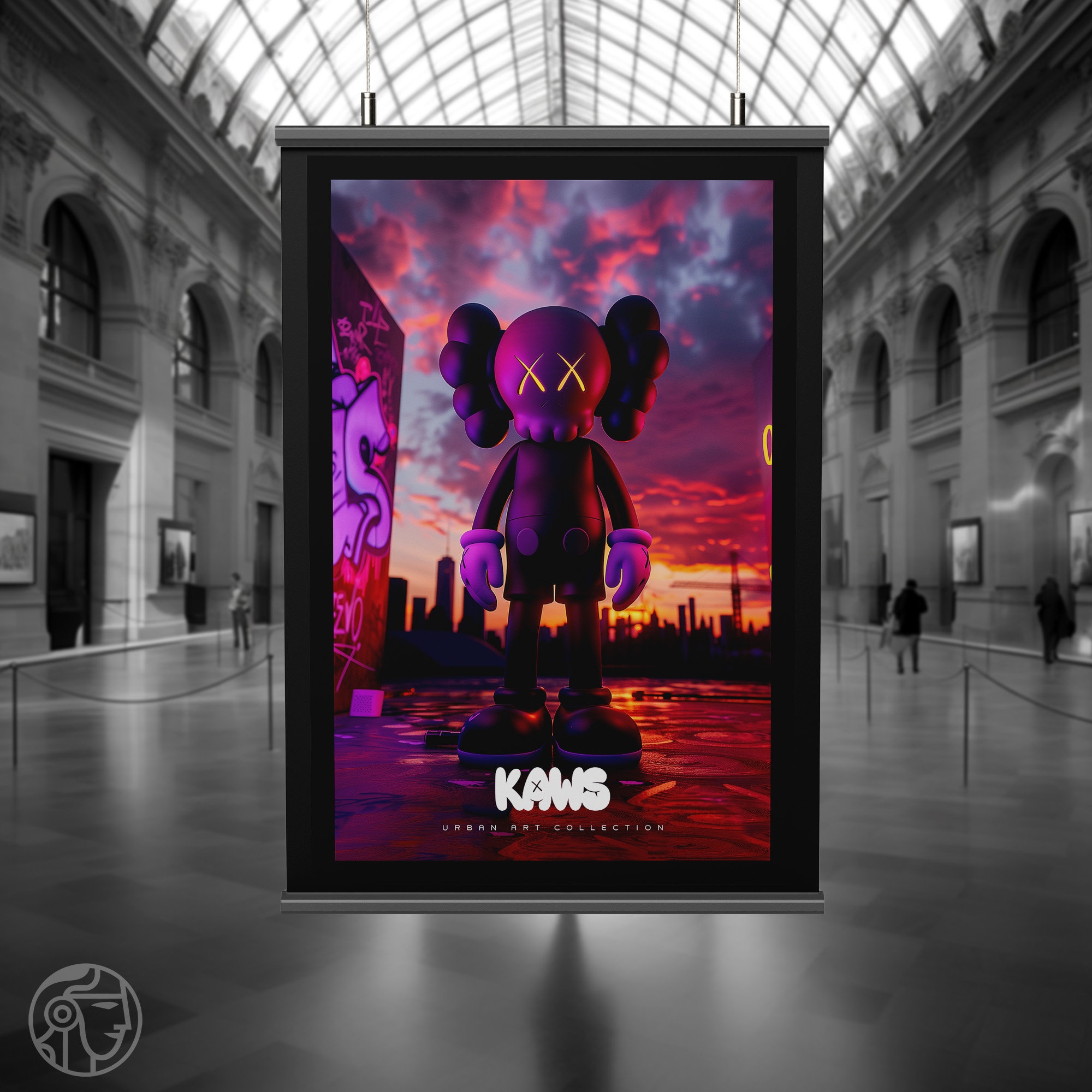 KAWS Companion Urban Art Poster, Graffiti, Pop Art - Etsy