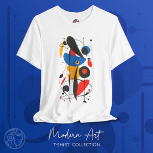 モダンな抽象的なグラフィックTシャツ、ユニセックスシャツ、ヴィンテージスタイルのTシャツ、レトロなプリントトップ、幾何学模様のTシャツ、アーティスティックなグラフィックTシャツ
