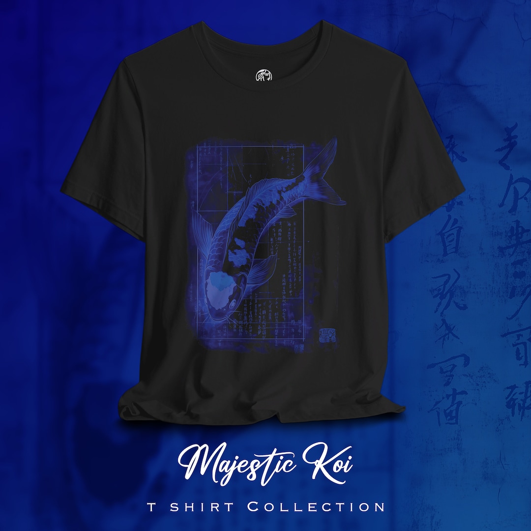 Dragon Koi Fish T-Shirt Black main image 0