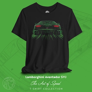 Lamborghini Aventador T-Shirt | Bold Supercar Tee for Exotic Car Fans | V12 Performance Shirt for Speed Enthusiasts