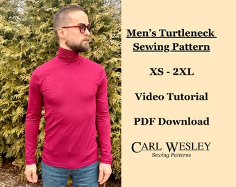 Men's Turtleneck Sewing Pattern