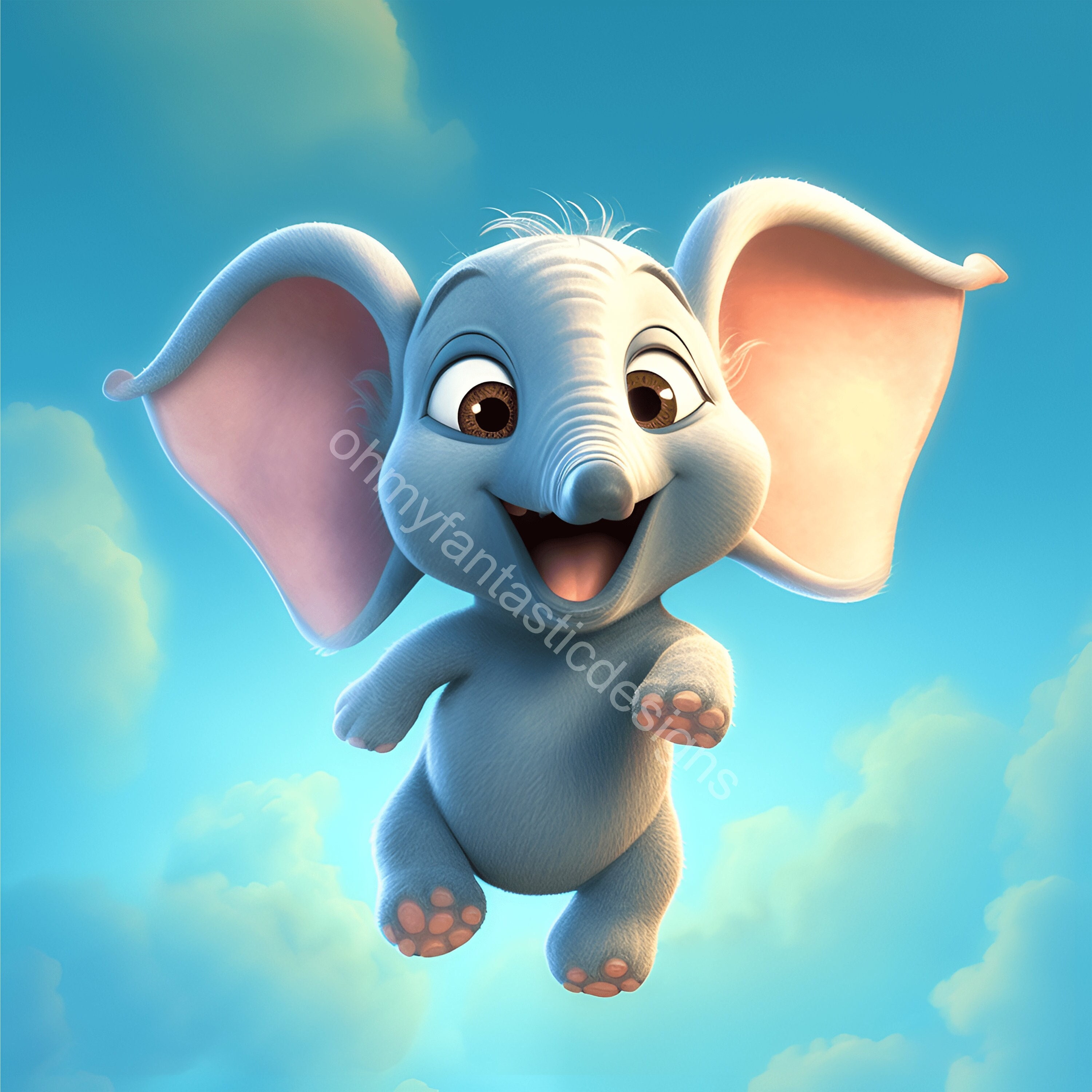 21 Charming High-res Animal Clipart | 300 DPI, 4096x4096 PNG | Pixar ...