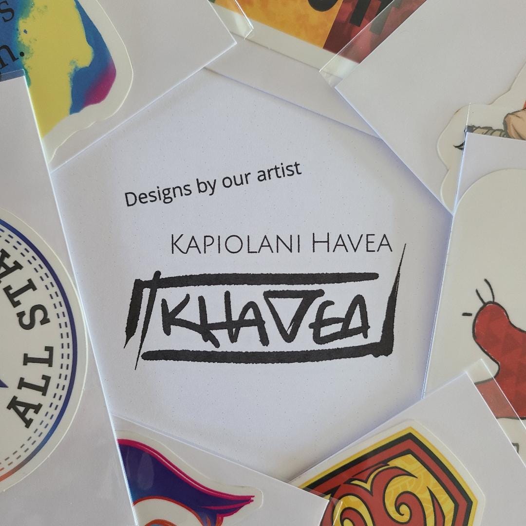 Island Inspired Vinyl Stickers - Gloss Finish - 3.5 X 3.5 In - Etsy