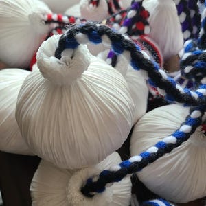 Bolas de poi cortas maoríes imagen 3