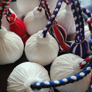 Bolas de poi cortas maoríes imagen 4