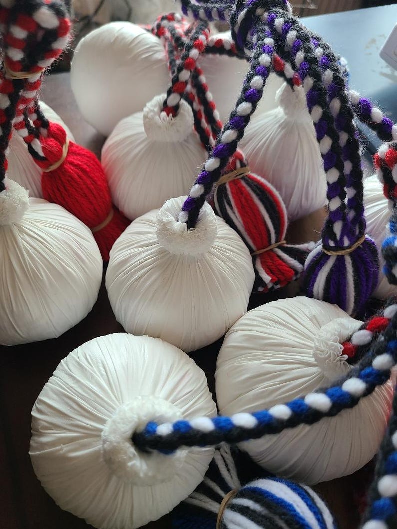 Bolas de poi cortas maoríes imagen 4