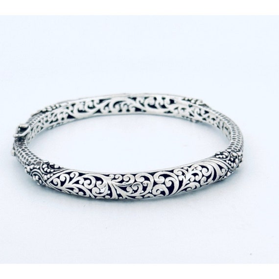 Exquisite Sterling Silver Sarda Artisan Filigree … - image 1