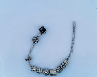 パンドラ スターリングシルバー 925 チャームブレスレット 7.5インチ