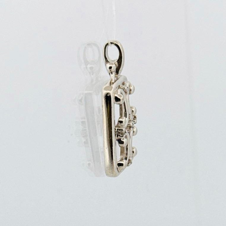 新品 925 スターリングシルバー ゴシック スクロール チャーム