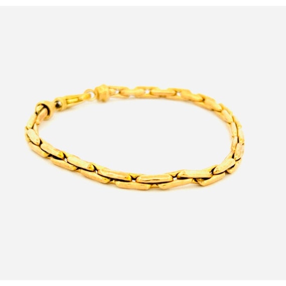 Italian Elegance: Vintage 14k Yellow Gold Cable B… - image 2
