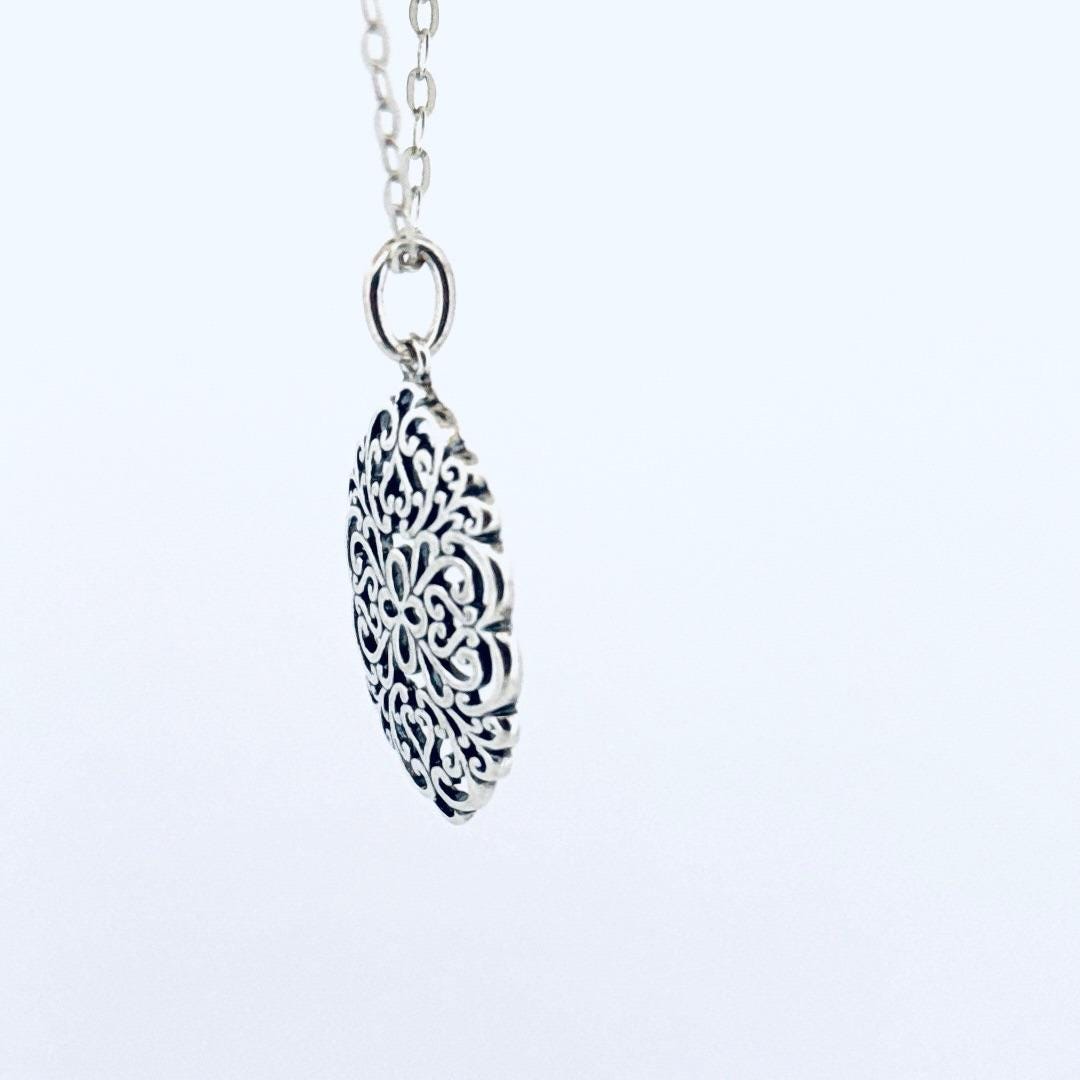 BRACCIALE MAGLIA VINTAGE Filigrana Stile Italiano Tono Argento Gioielli