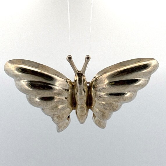Estate Sterling Silver 925 Butterfly Brooch Pin TC-75 Mexico