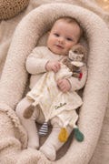 Personalized Otter Comforter - Muslin Snuggle Blanket with Name - Baby Gift - Embroidered Cuddle Cloth - Baby Girl Boy product logo
